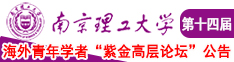 美女色波骚逼视频南京理工大学第十四届海外青年学者紫金论坛诚邀海内外英才！